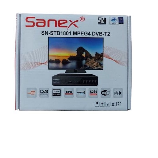 Jual Sanex STB set top box dvb analog digital tv boster antena tivi