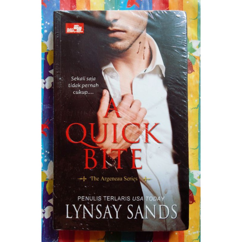 Jual Buku Bacaan Novel Paranormal Romance Roman A Quick Bite