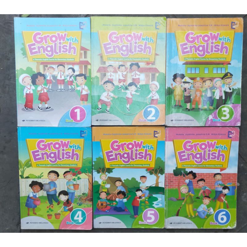 Jual Buku Bekas Grow with English SD Kelas 1 2 3 4 5 dan 6 | Shopee ...