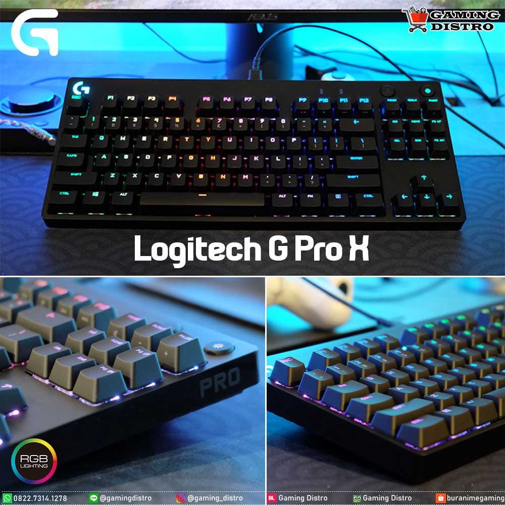 Jual Logitech G Pro X Mechanical Keyboard - Keyboard Logitech GPro X ...