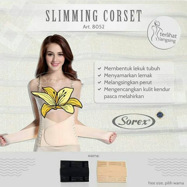 Jual Sorex Slimming korset 8052 korset sehabis melahirkan Shopee Indonesia