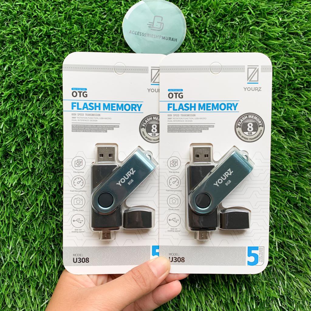 Jual FLASHDISK YOURZ + OTG USB 3.0 2GB 4GB 8GB 16GB 32GB 64GB 128GB ...