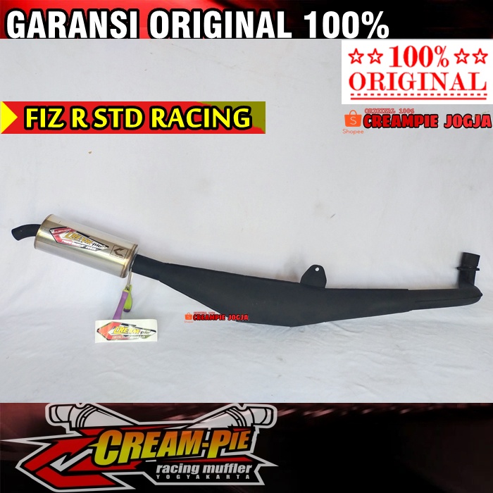 Jual Knalpot Creampie Fizr Fiz R Standar Racing Cat Hitam Asli Original Jogja Shopee Indonesia