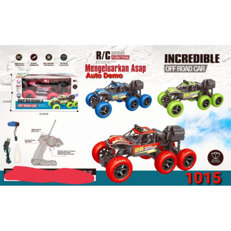 Jual Mobil Remote Control Asap R/C Spray Funcsion Mobil Remote Asap R/C ...
