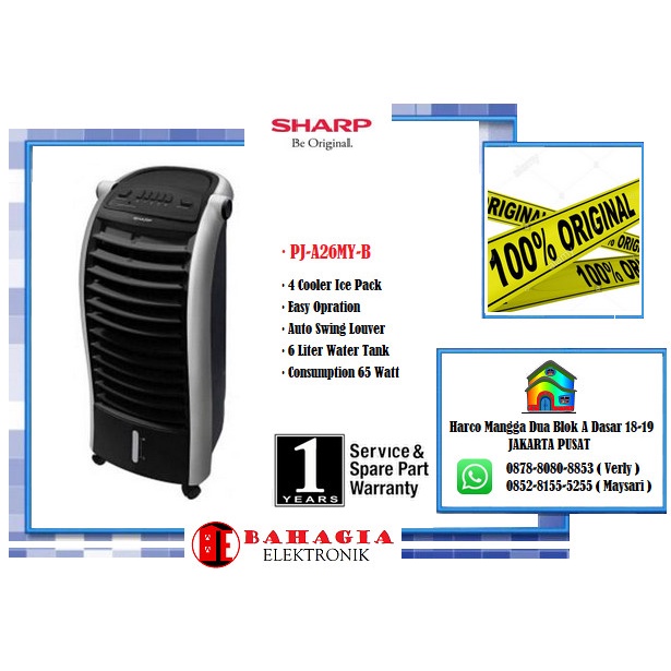 Jual Sharp Air Cooler Pj-A26My-B | Shopee Indonesia