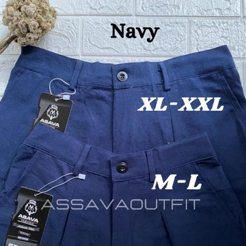 Kulot Linen Highwaist Celana Linen Wanita Kulot Linen Yuka Slim Cullote