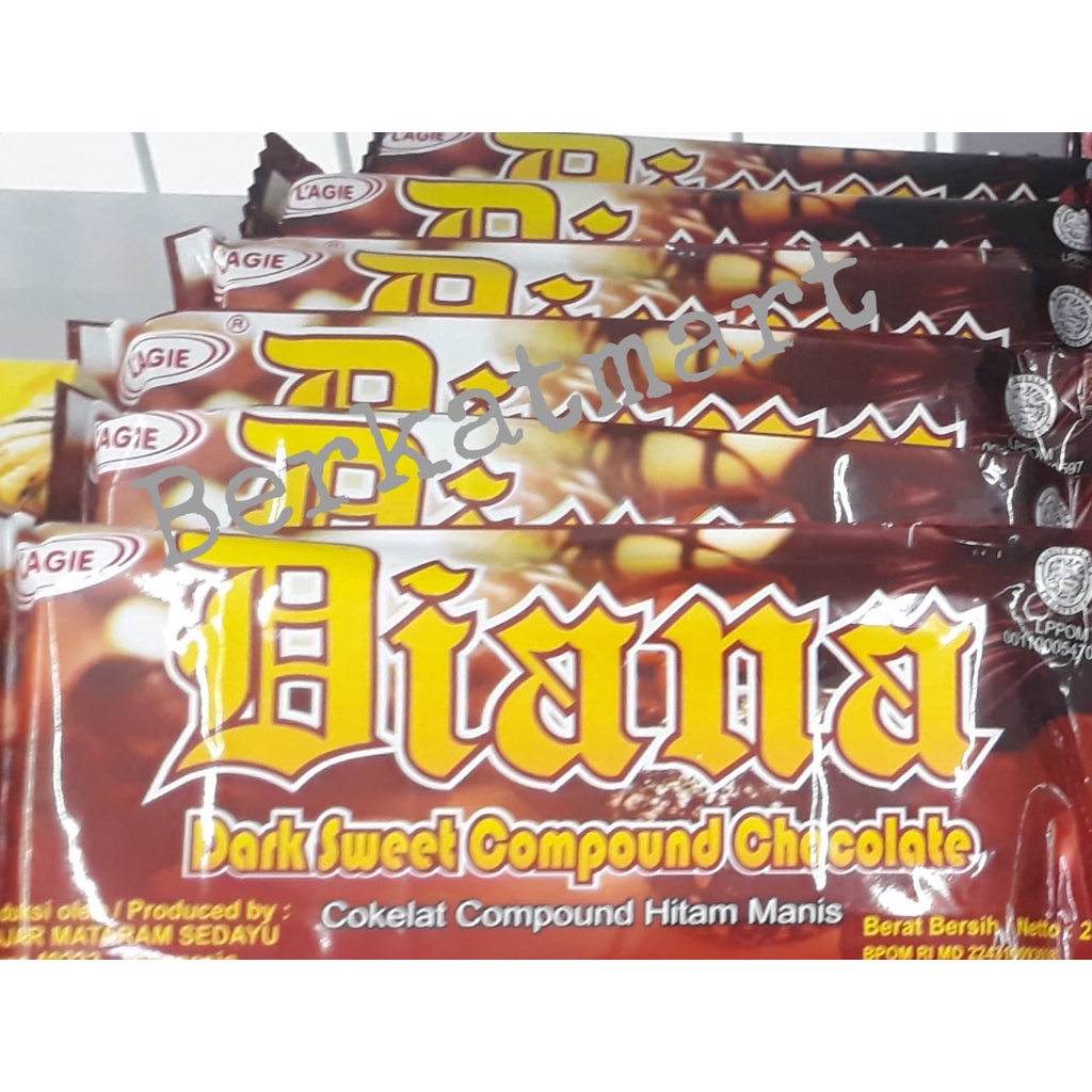 Jual MURAH Coklat Hitam DIANA 250 Gram dari Lagie Compound Chocolate ...