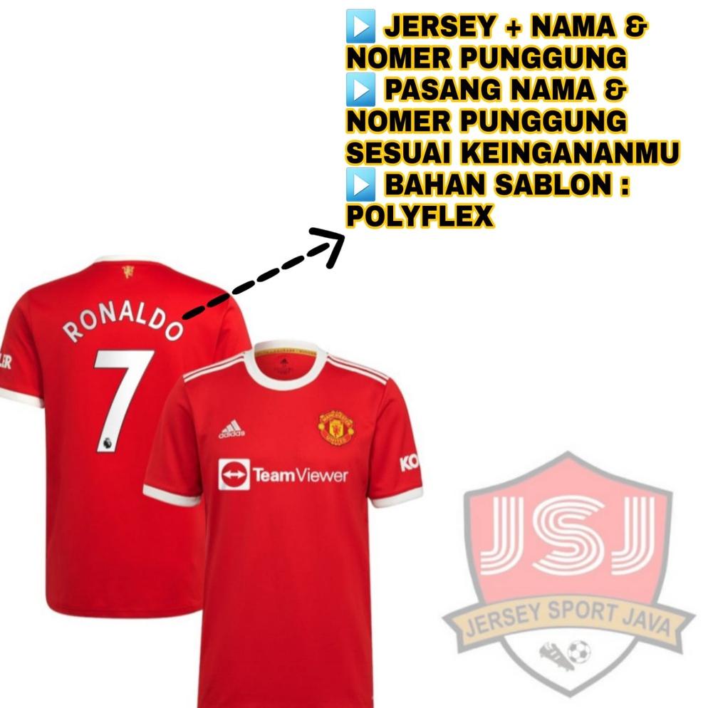 Jual Jersey Baju Bola Manchester United Mu Home Away 3rd 2021 22