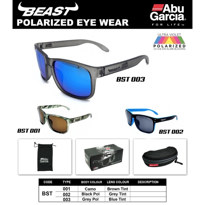 ABU GARCIA Beast Eyewear Zonnebril, Goud Groen, one size