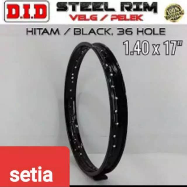 Jual Velg DID hitam ukuran 140 & 160 ring 17 original | Shopee Indonesia