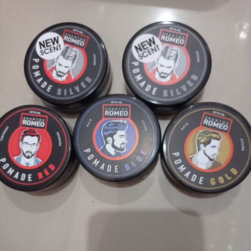Jual Pomade warna , shantos romeo pomed berwarna | Shopee Indonesia