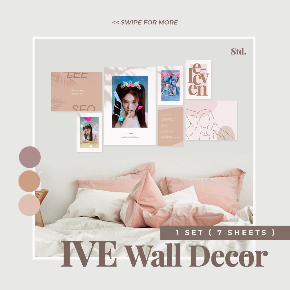 Jual IVE Wall Decor kpop poster minimalist aesthetic hiasan dinding ...