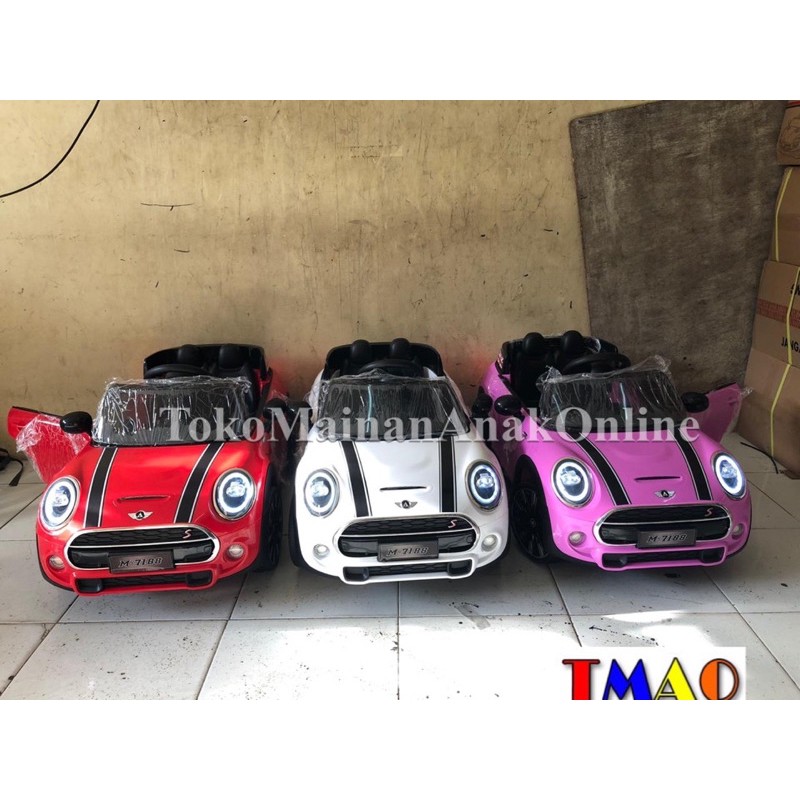 Jual Mobil Aki Anak PMB MINI COOPER MORTEIN 7188 M7188 Mainan Anak ...