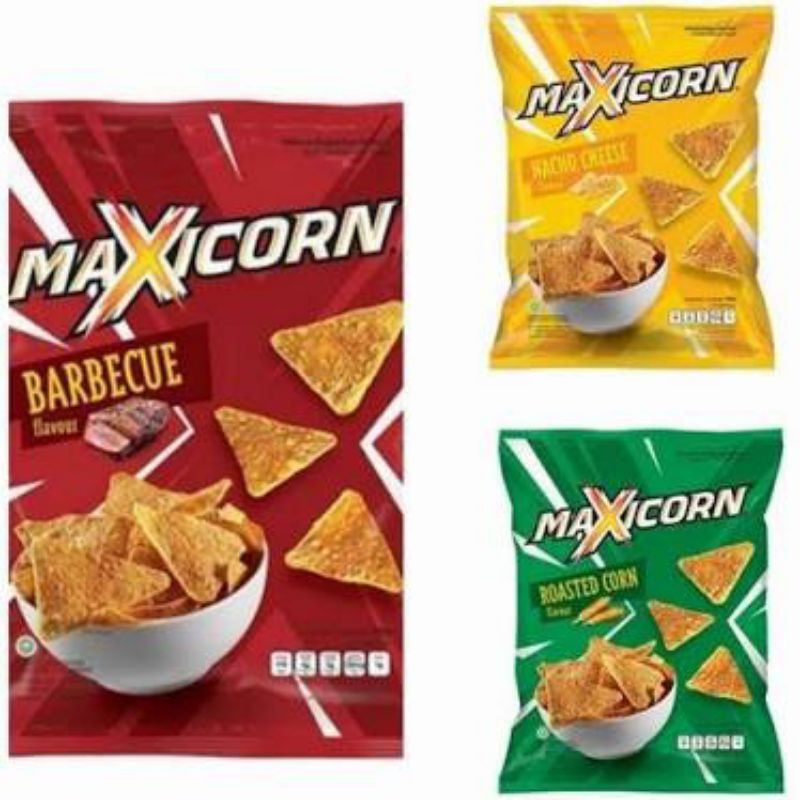 Jual Snack MAXI CORN rasa nacho chesee / roasted corn / bbq 150gr ...