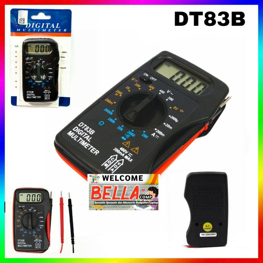 Jual MULTIMETER DIGITAL AC/DC / MULTITESTER DIGITAL AC/DC VOLTAGE ...