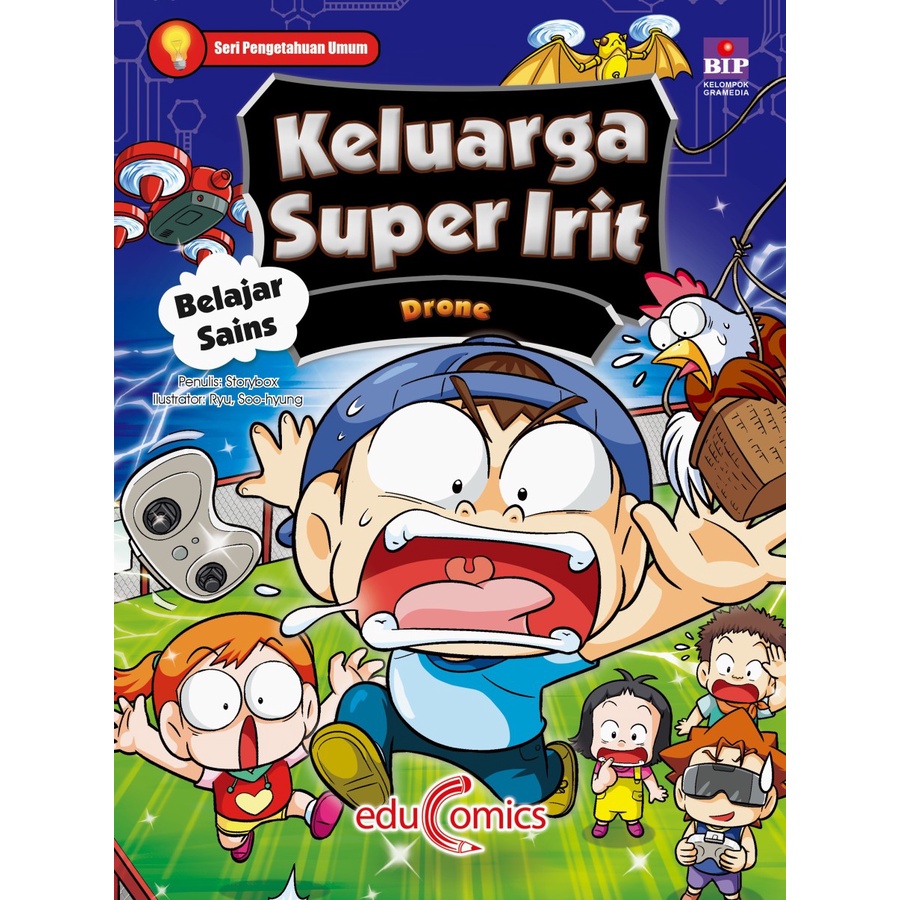 Jual Keluarga Super Irit Belajar Sains Drone Komik Segel Original