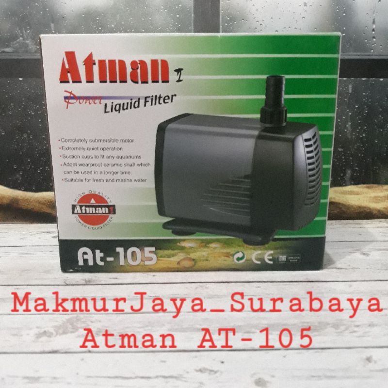 Jual Atman AT-105 Pompa Celup Aquarium/Kolam Submersible Water Pump ...