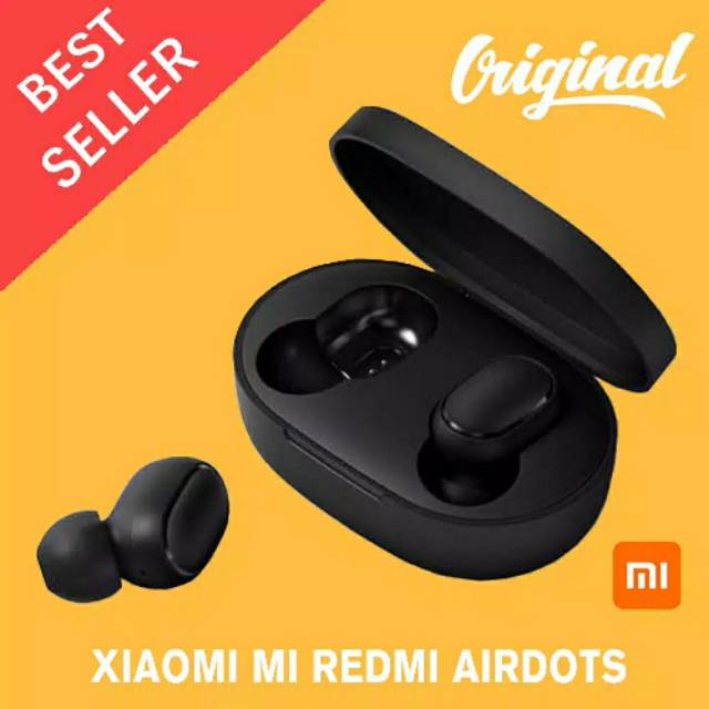 Jual Xiaomi Redmi AirDots True Wireless Bluetooth Earphone TWSEJ04LS Shopee Indonesia