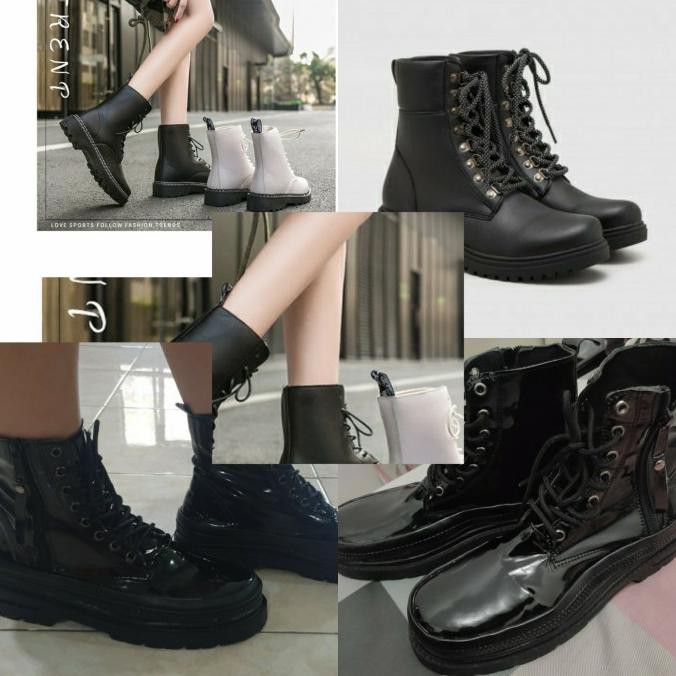 Jual Sepatu Boots Wanita Korea Sepatu Boots Premium Korean Style