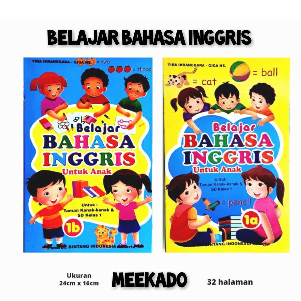 Jual Buku Belajar Bahasa Inggris Untuk PAUD / TK / SD Edukatif Murah ...