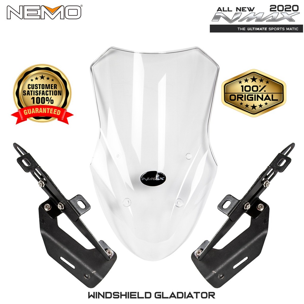 Jual Nemo Windshield / Visor type Gladiator for Yamaha Nmax New 2020 Shopee Indonesia