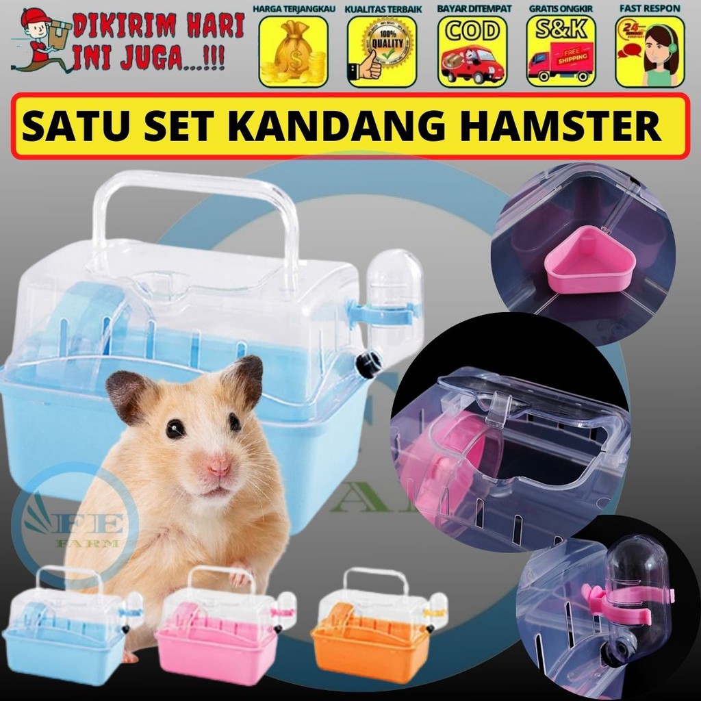 Jual Kandang Hamster Satu Set | Shopee Indonesia