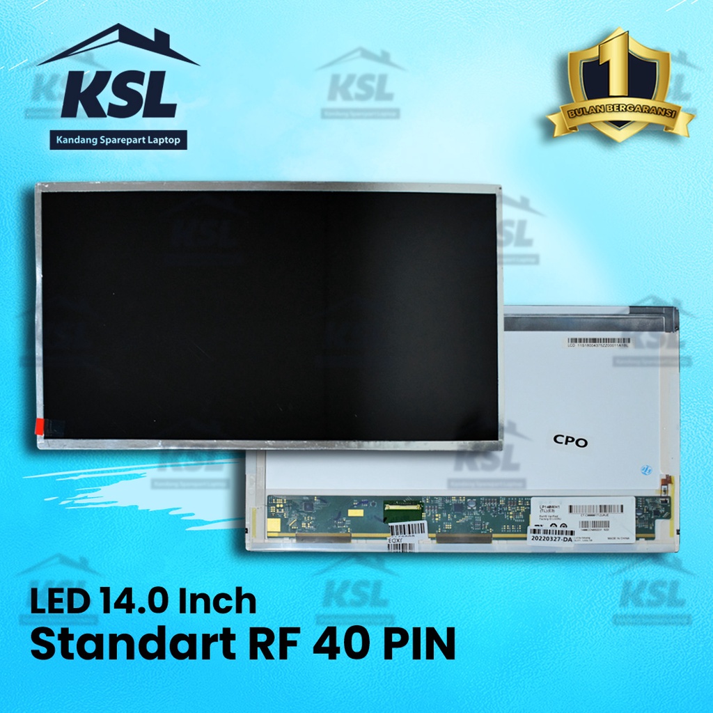 Jual LED Layar LCD 14.0 Inch Tebal Standart Untuk Laptop Acer Toshiba ...