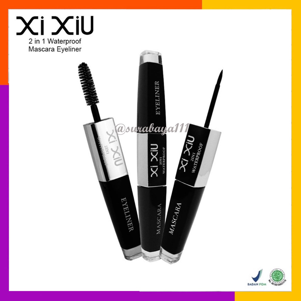 Jual XI XIU 2 IN1 MASCARA DAN EYELINER WATERPROOF Shopee Indonesia