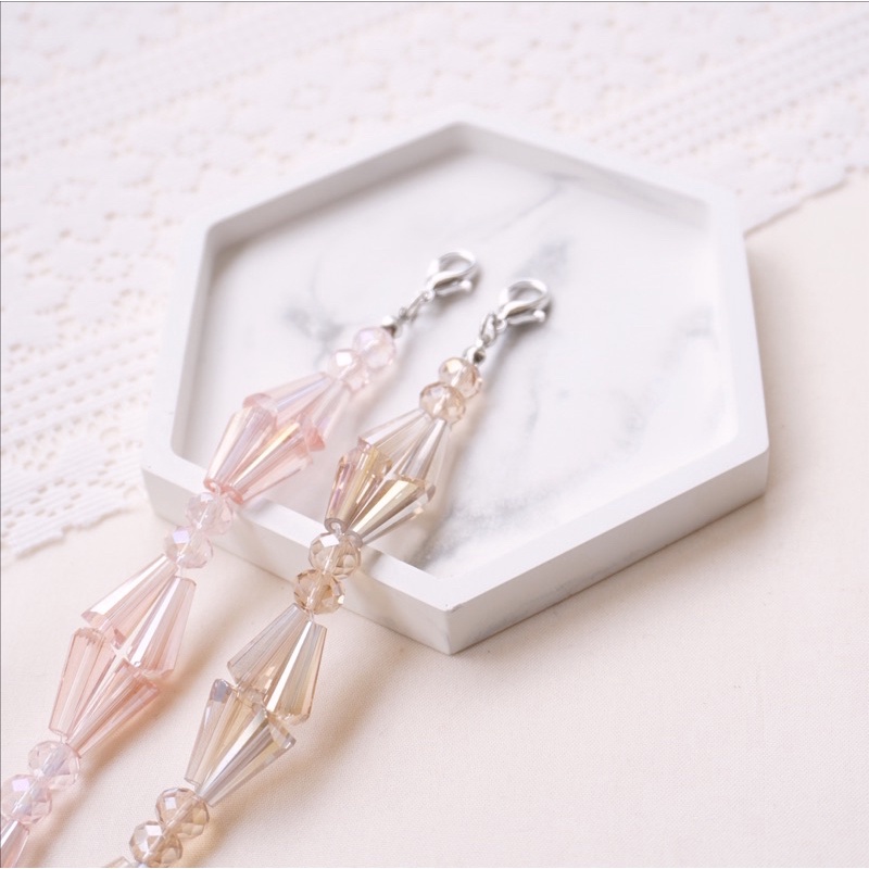 Jual TRIANGLE BEADED CONNECTOR MASKER (PENGAIT MASKER) | Shopee Indonesia