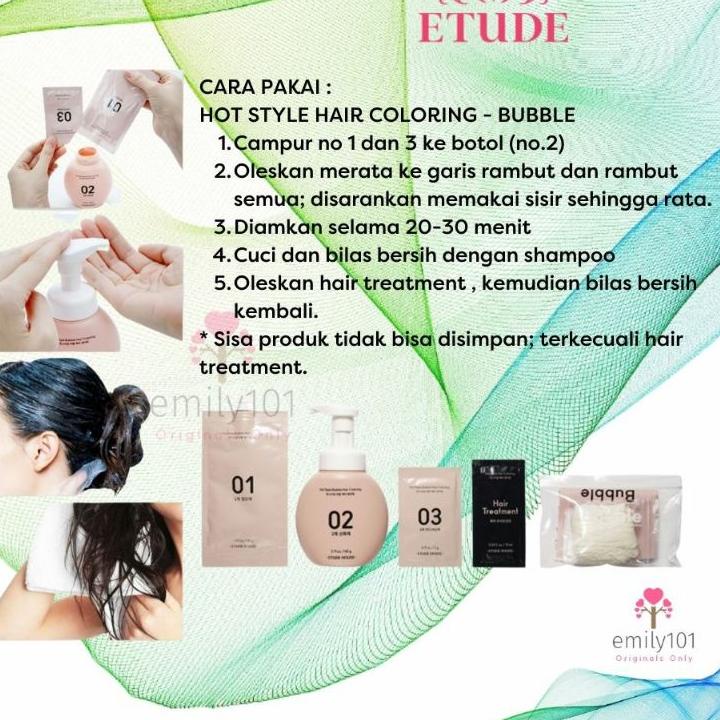 Jual Kekinian Etude Style Bubble Hair Coloring Bleach Primer
