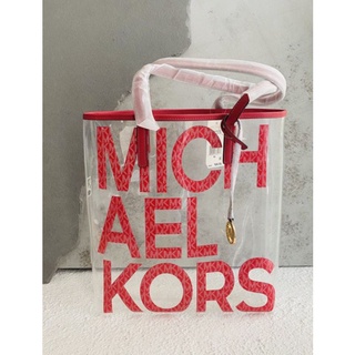 Michael kors transparent on sale tote bag