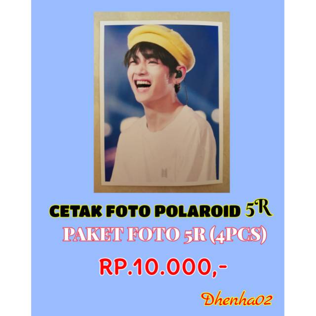 Jual Cetak Foto Polaroid 5r 4 Pcs Shopee Indonesia 7888