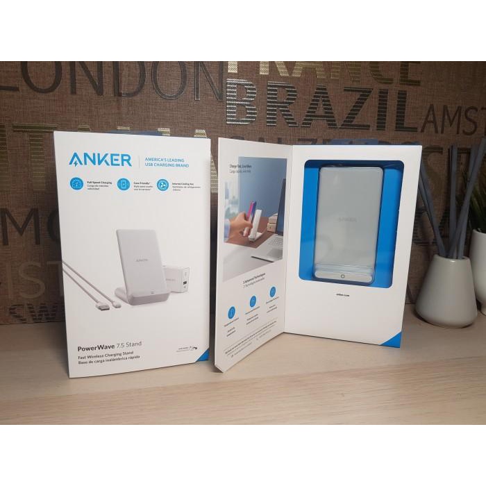 Jual Wireless Charger Anker Powerwave 7.5 Stand With Internal Cooling ...