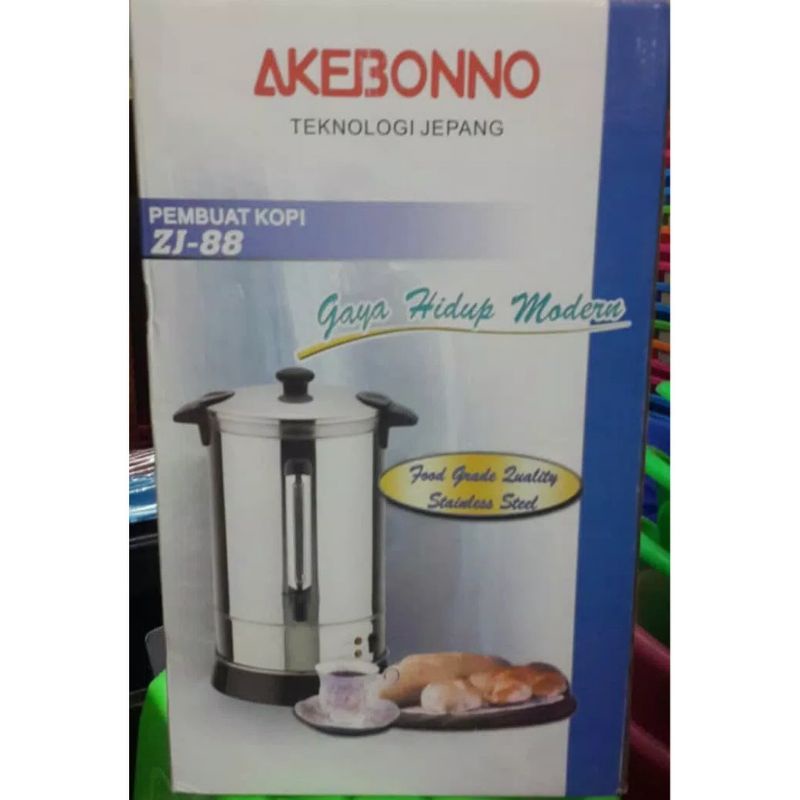 Jual Water Boiler Coffee Maker Akebono Zj Kapasitas L Shopee Indonesia