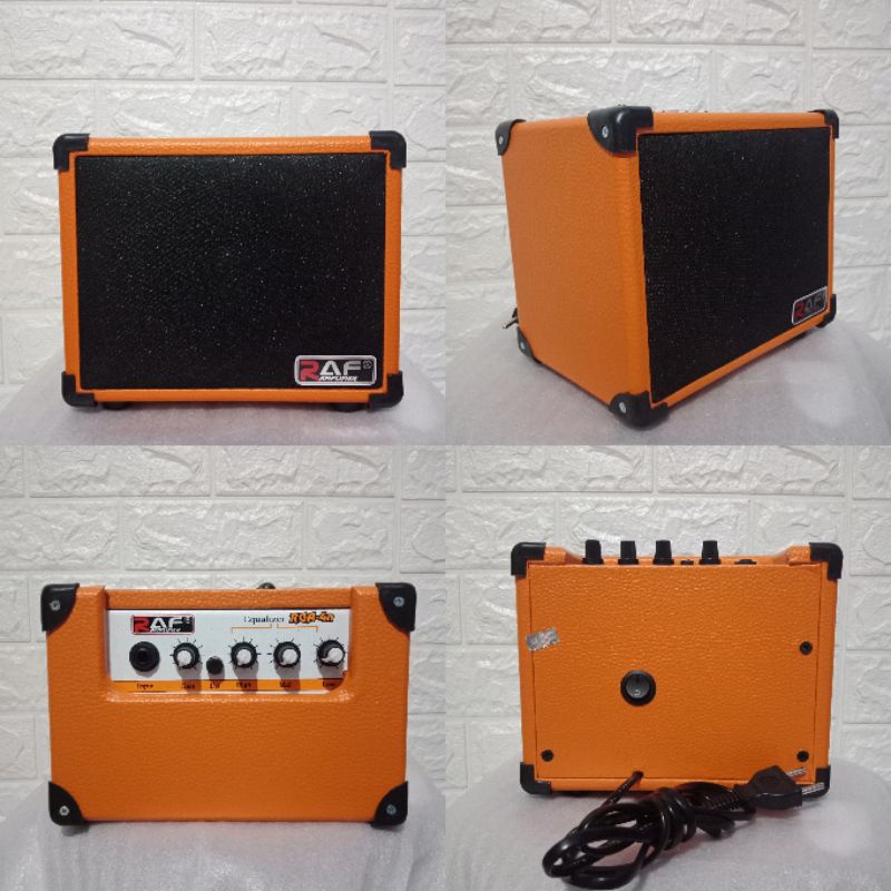 Jual Ampli Mini Gitar Dan Bass Akustik Elektrik Ukuran Inch Murah Ada Distorsi Amply Shopee