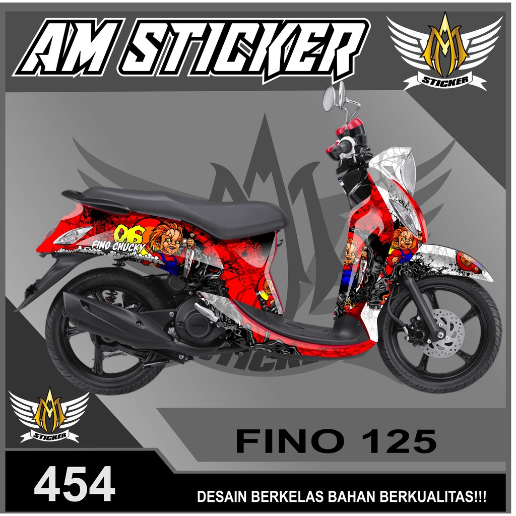 Jual Sticker Decal Fino 125 fullbody / Decal Custom Suka2 FINO 125 ...