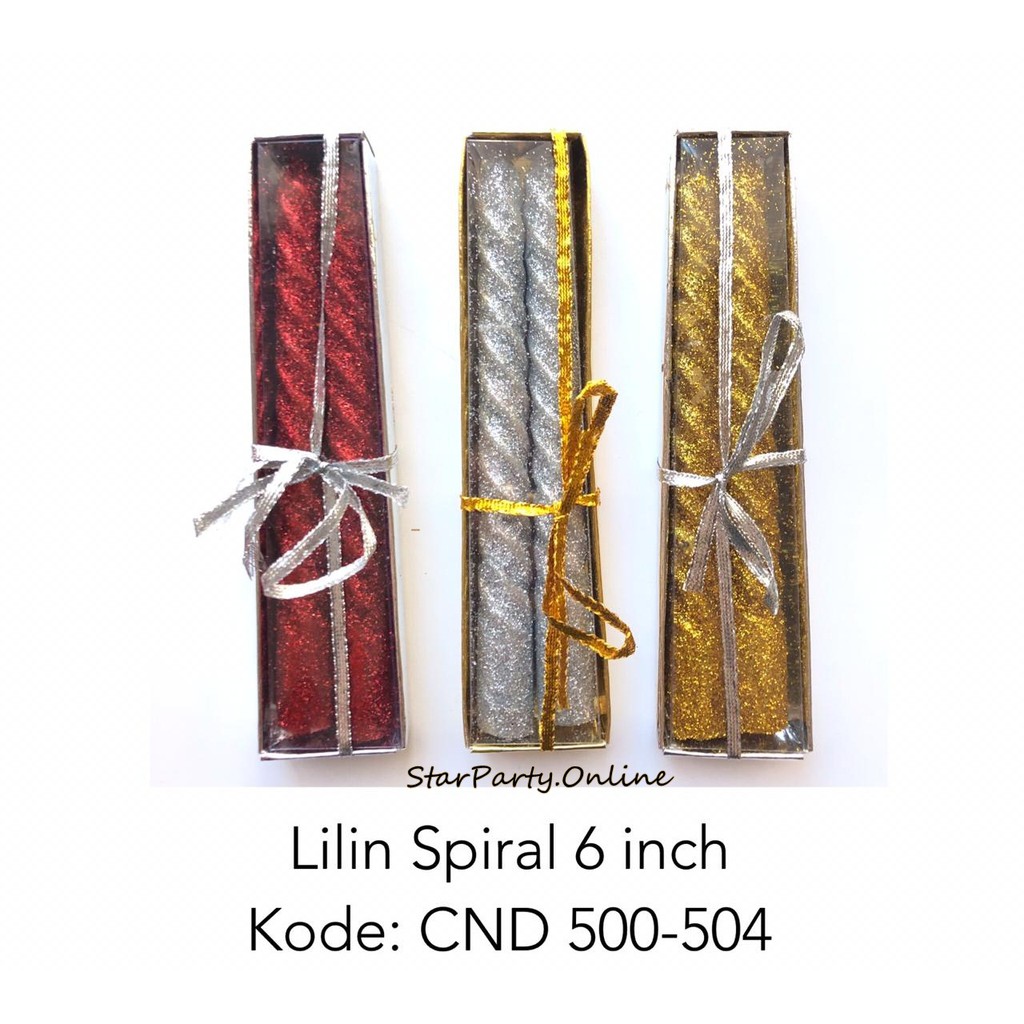 Jual Lilin Spiral Inch Lilin Lilin Spiral Shopee Indonesia