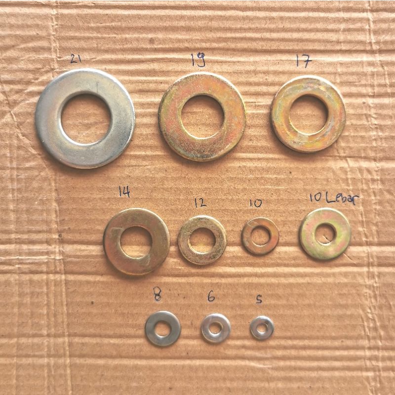 Jual Ring Plat Baut Ecer Berbagai Ukuran Ready Bandung Shopee Indonesia