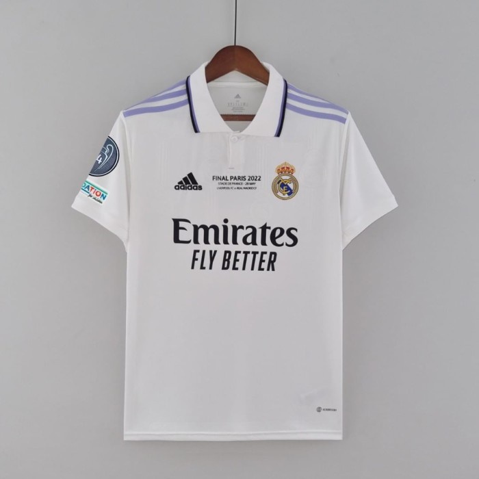 Jual BAJU BOLA JERSEY REAALL MADRIIDD HOME 2022 2023 PATCH BOH 14 ...