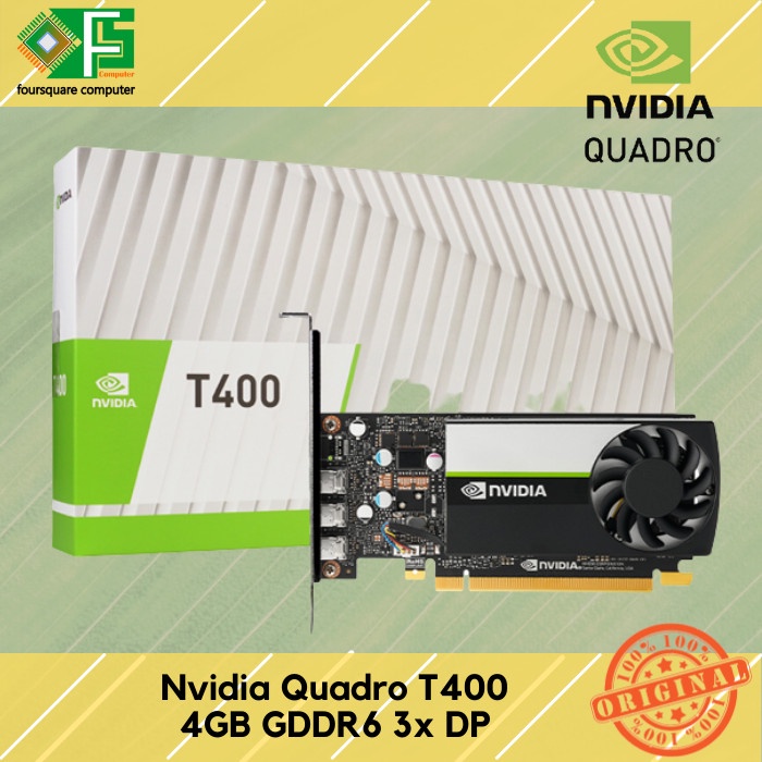 PNY NVIDIA T400 scheda grafica professionale 4 GB GDDR6