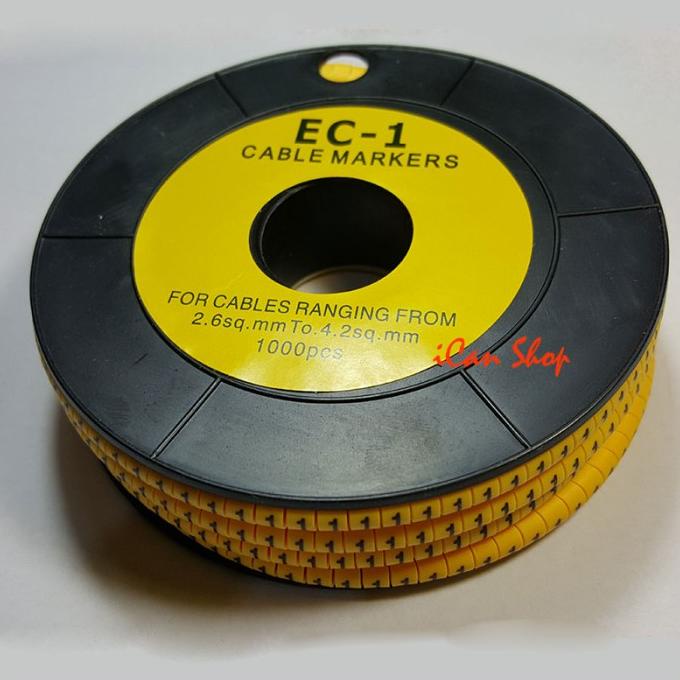 Jual Label Kabel UTP / Kabel Marker EC-1 Angka 0-9 anursy44 | Shopee ...