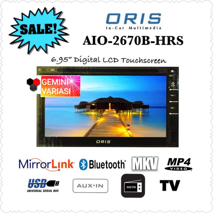 DOUBLEDIN HEADUNIT ORIS AIO 2670B HRS MOBIL DO B 81 FREED