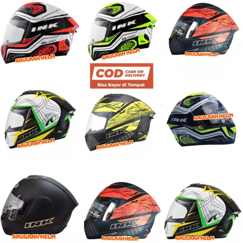 Jual HELM INK CL-MAX Solid Helm Full Face | Shopee Indonesia