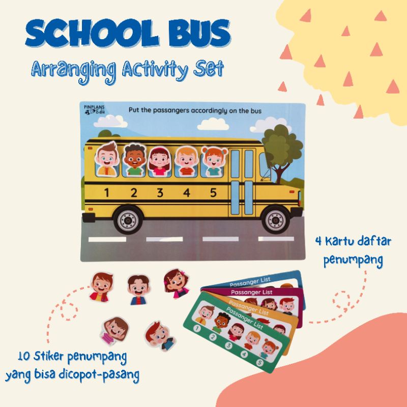 Jual MENATA POLA PENUMPANG BUS / BUS ARRANGING ACTIVITY | Permainan ...
