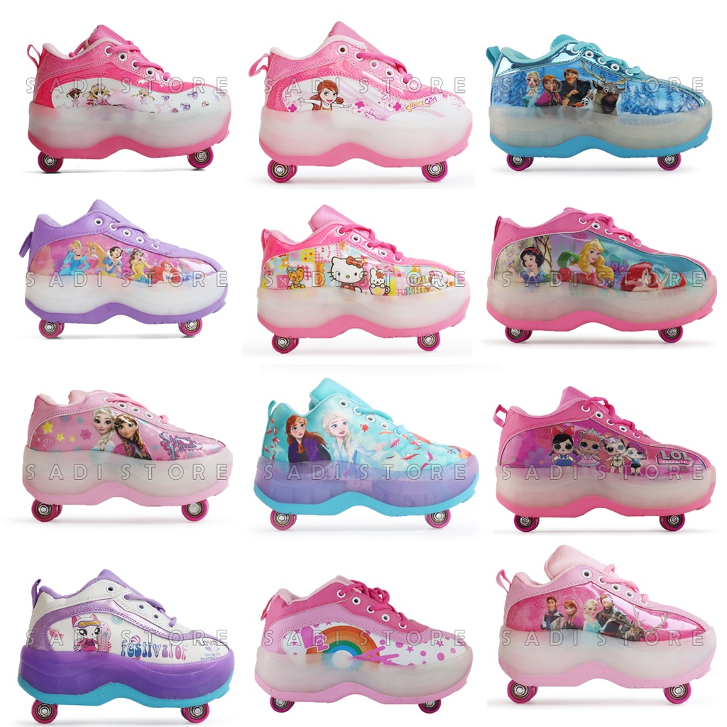 Jual SEPATU RODA ANAK RODA 4 KARAKTER | Shopee Indonesia
