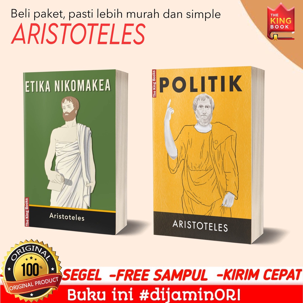 Jual Pake 2 Buku Politik Aristoteles Etika Nikomakea/buku Aristoteles ...