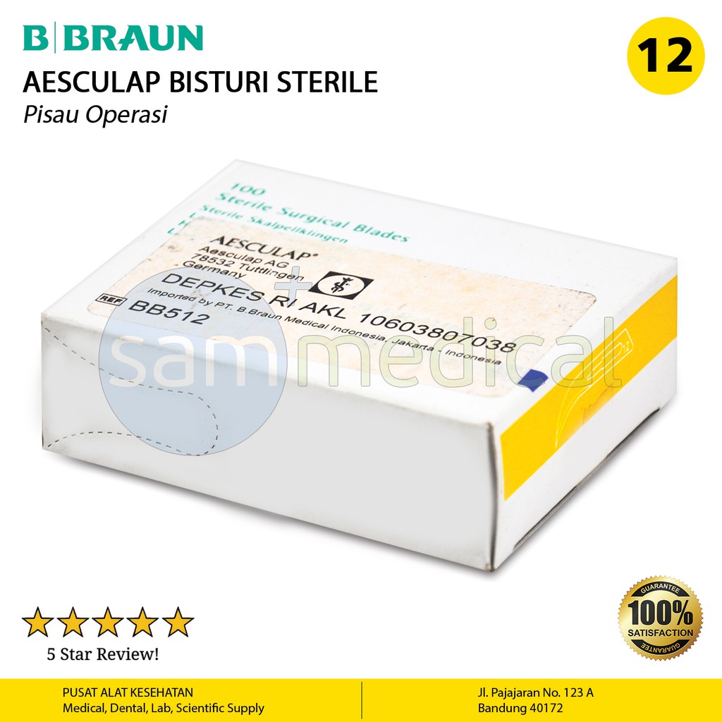 Jual B Braun Aesculap Bisturi Sterile @ 5 PCS | Shopee Indonesia