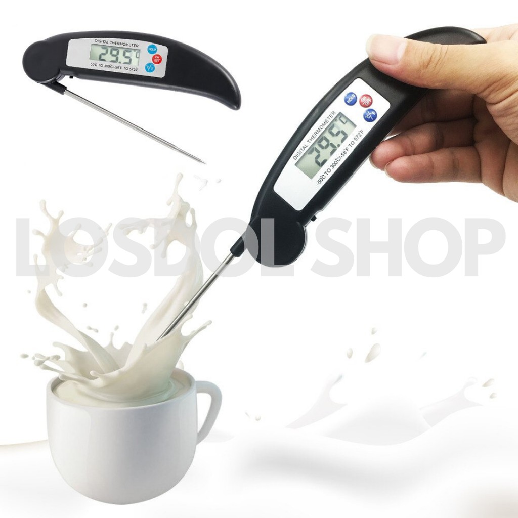 Jual Anpro Digital Food Thermometer Meat BBQ Foldable Probe ...