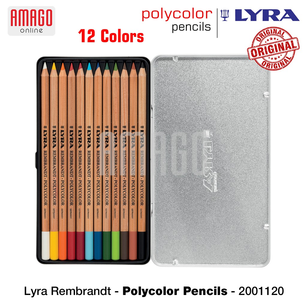 Jual LYRA Rembrandt Polycolor Pencils - Pensil Warna - 12 pcs ...
