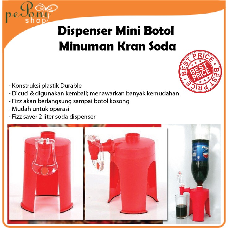 Jual Dispenser Mini Botol Minuman Kran Botol Minuman Soda Dispenser